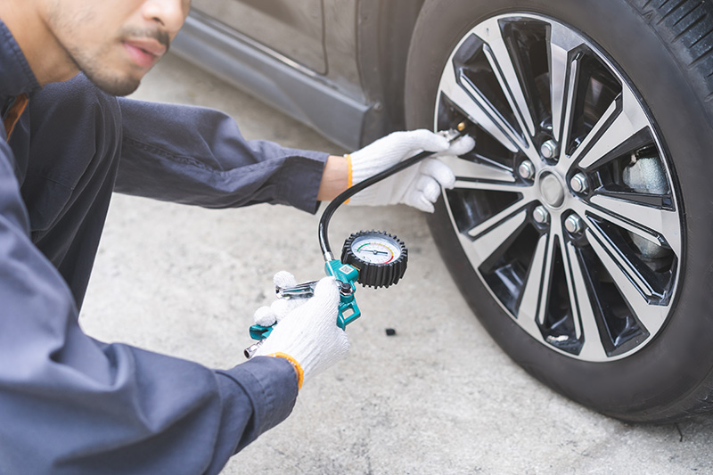 Tire Pressure Check Before Road Trip