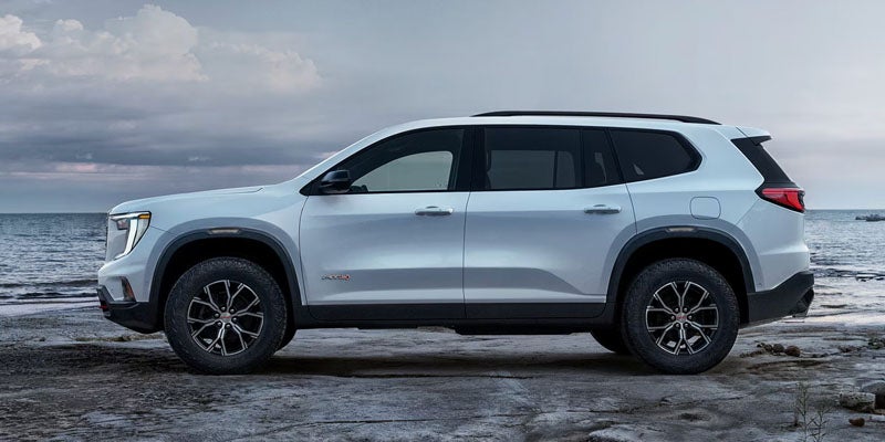 2026 white GMC Acadia