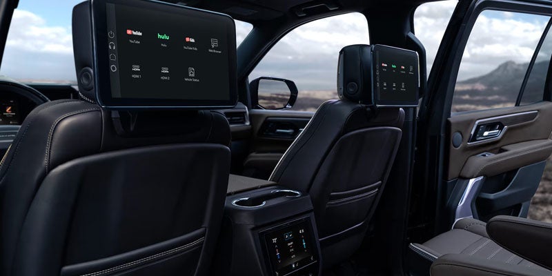 GMC Yukon luxury cabin view